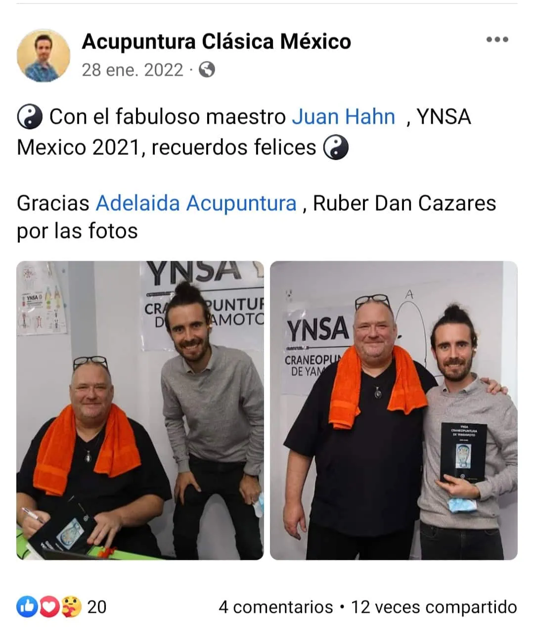 Testimonio de Acupuntura Clásica México