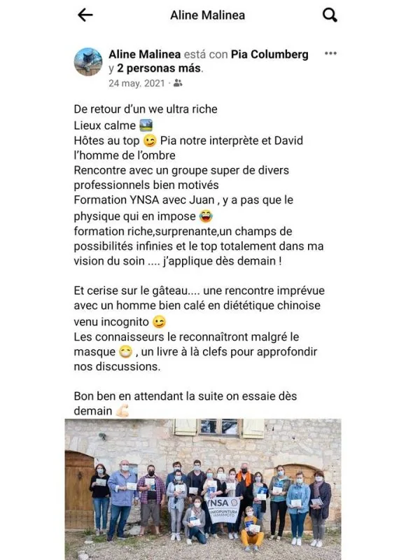 Testimonio de Aline Malinea