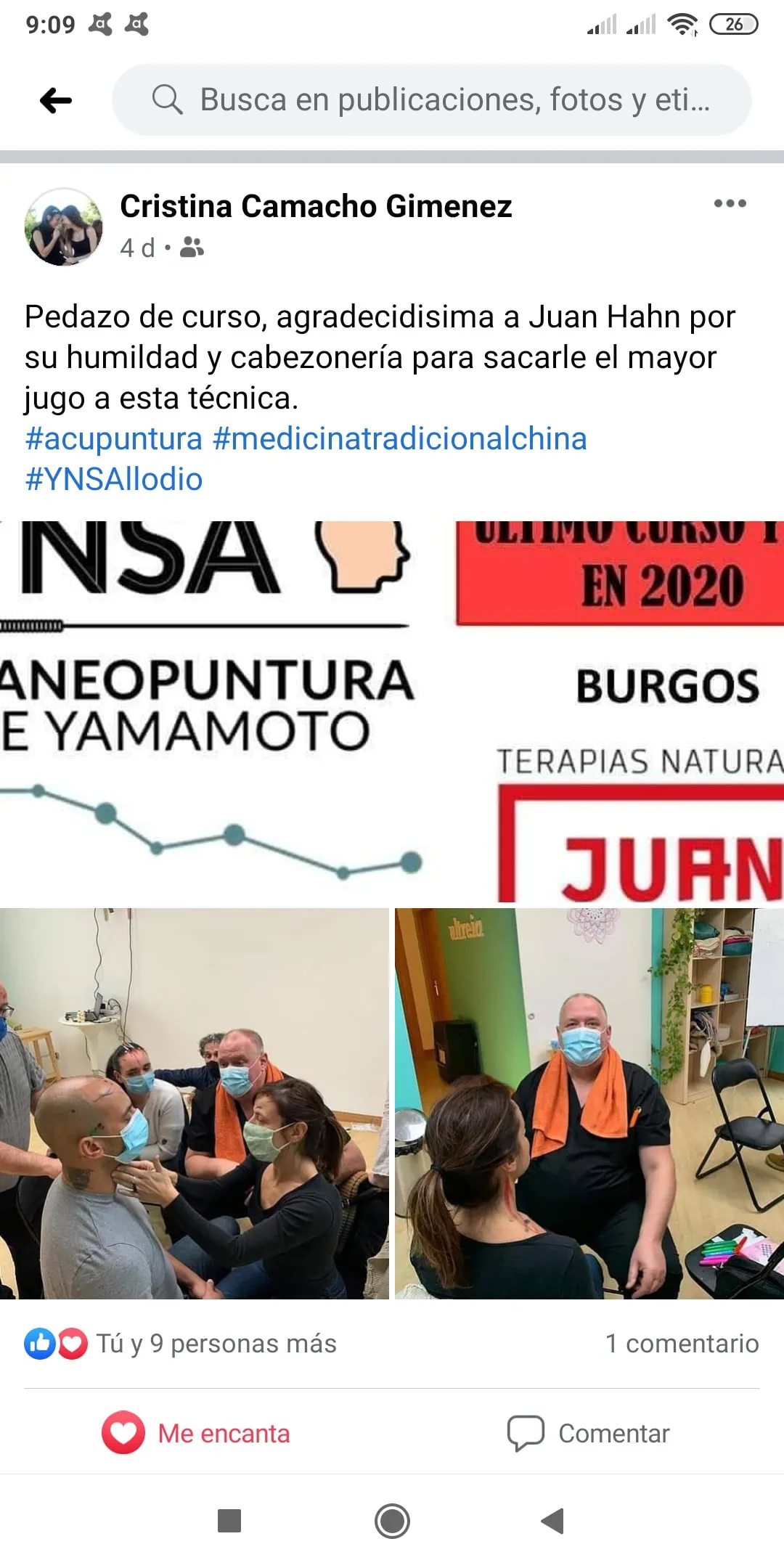 Testimonio de Cristina Camacho Gimenez