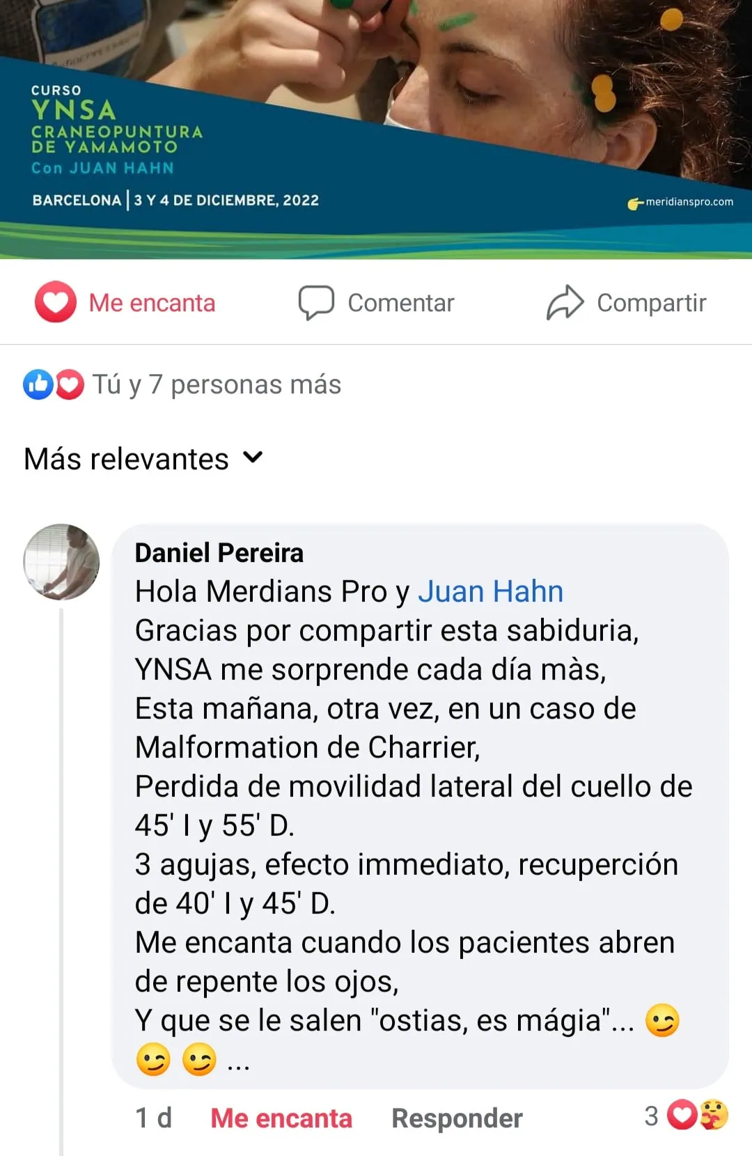 Testimonio de Daniel Pereira