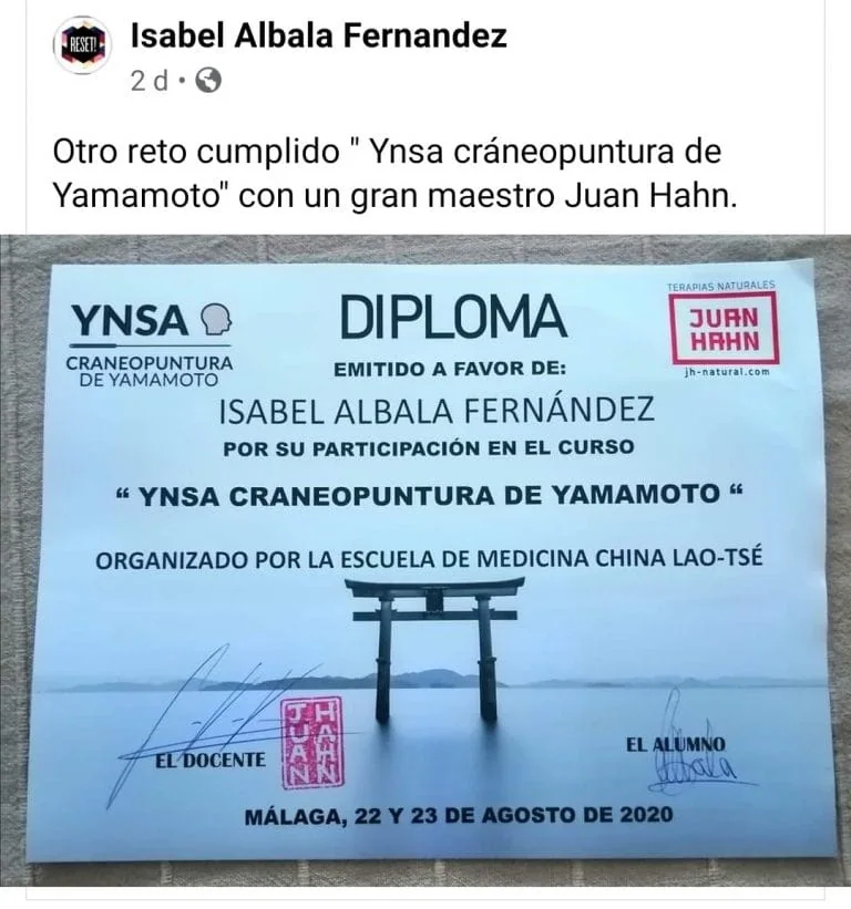 Testimonio de Isabel Albala Fernández