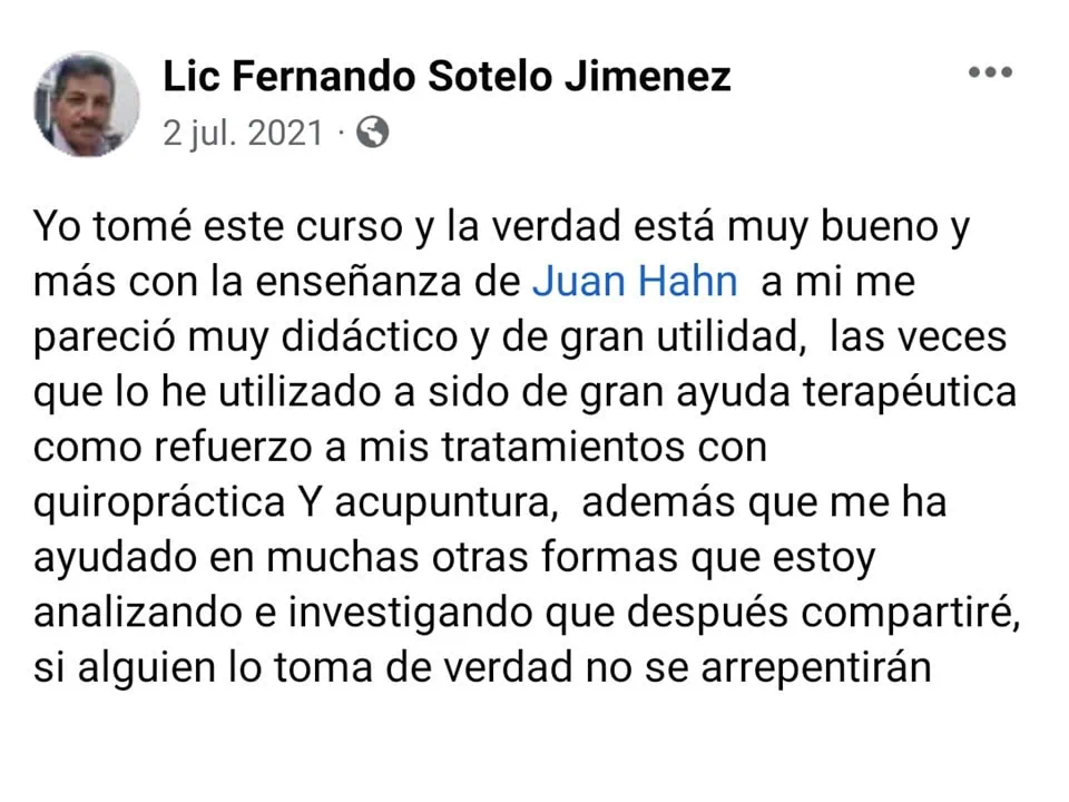Testimonio del Lic Fernando Sotelo