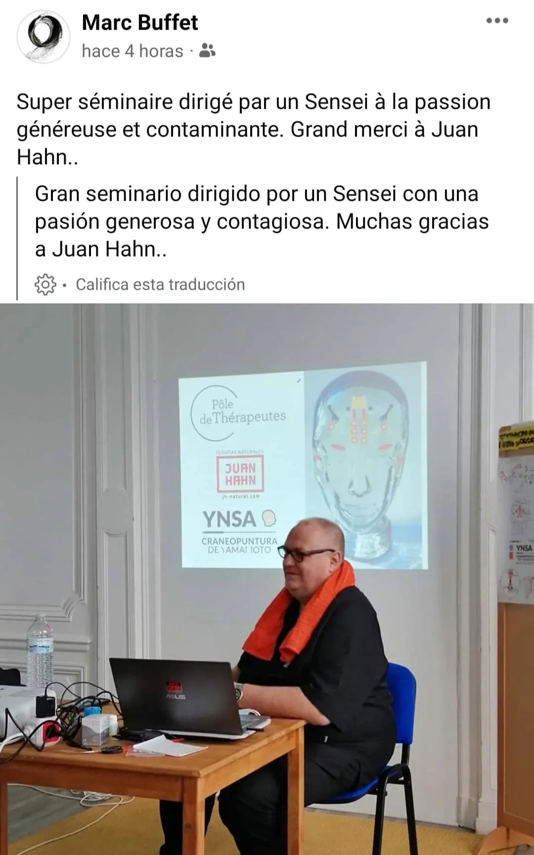 Testimonio de Marc Buffet