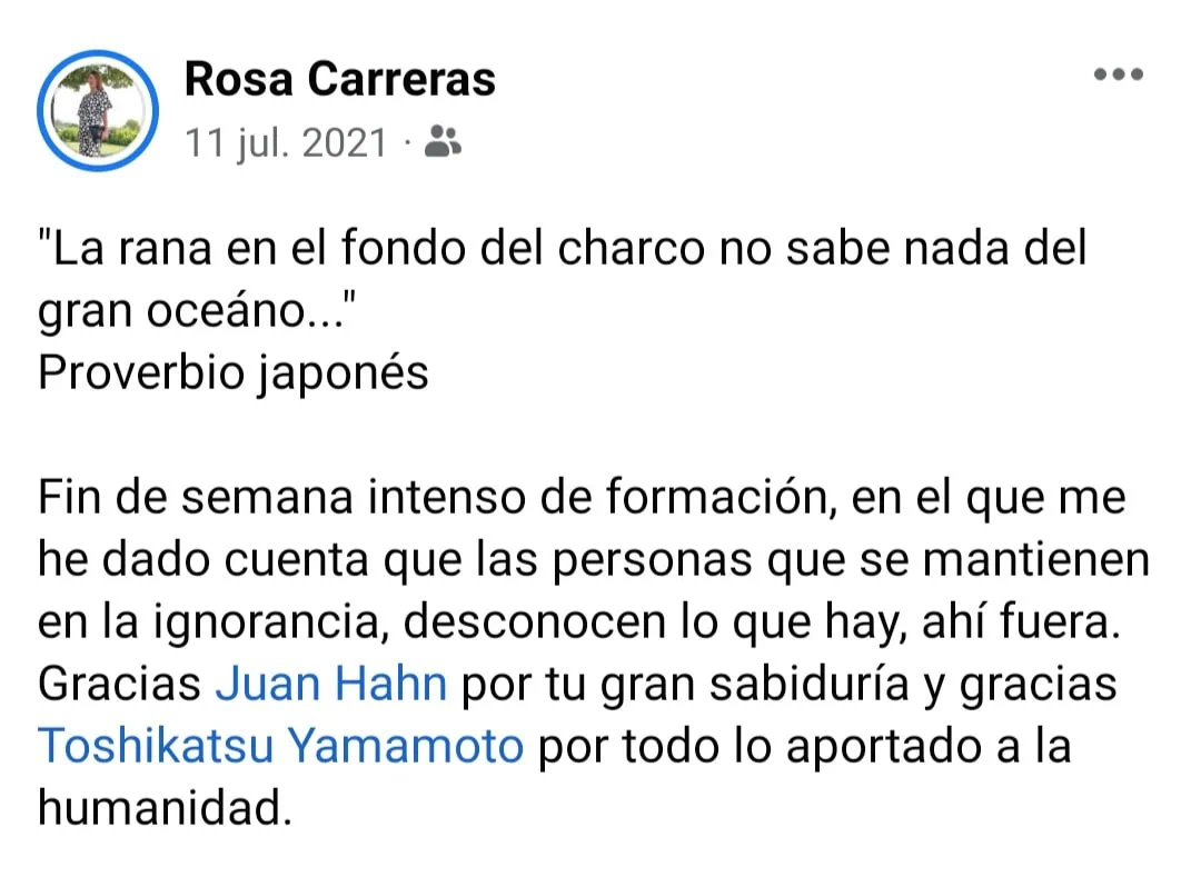 Testimonio de Rosa Carreras