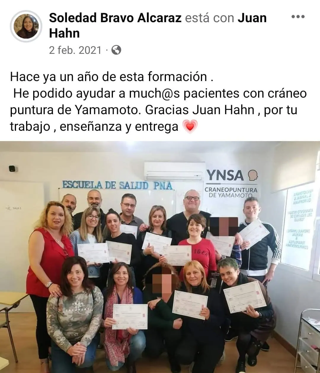 Testimonio de Soledad Bravo Alcaraz