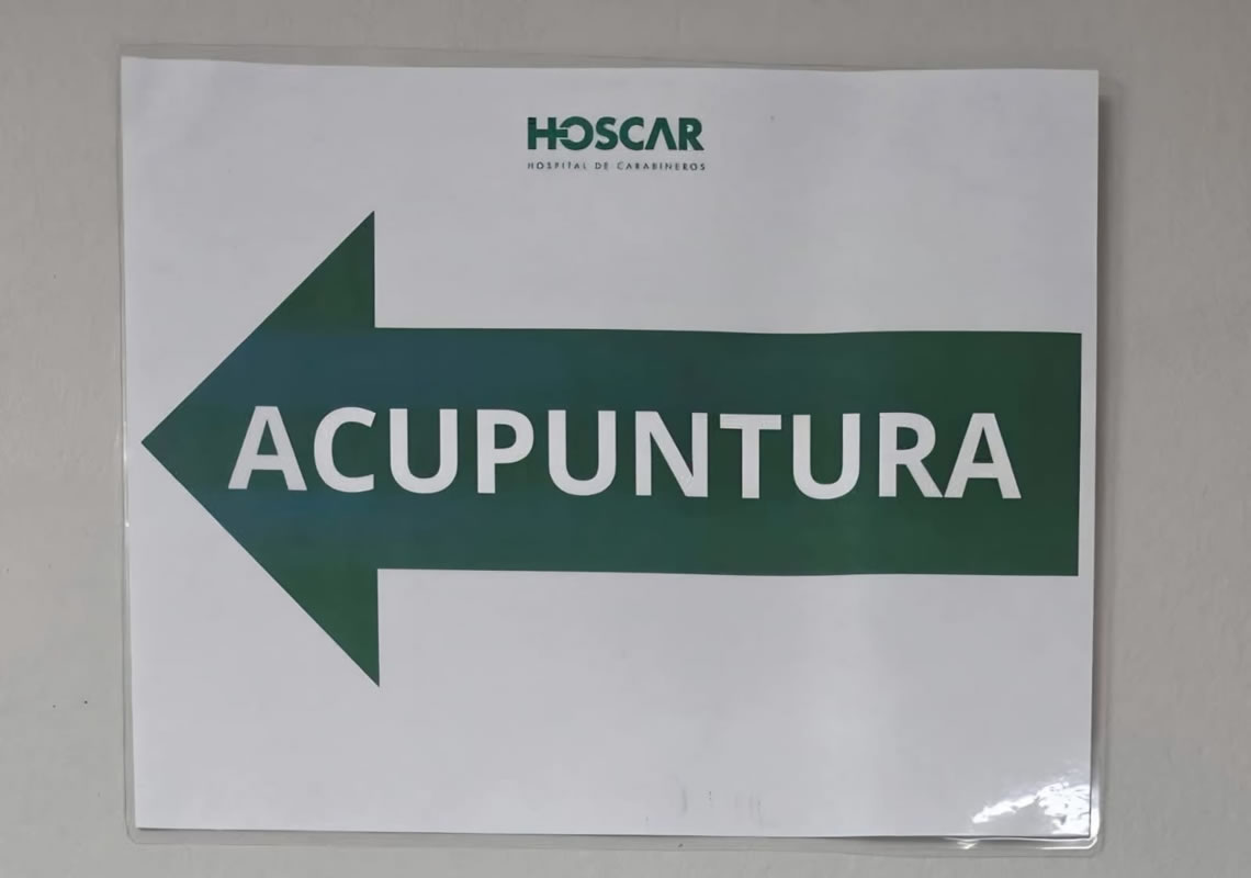 Servicio de Acupuntura en el Hospital de Carabineros